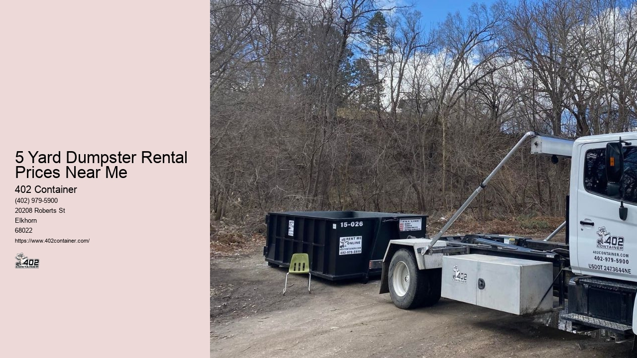 6 Yard Dumpster Rentals Near Me