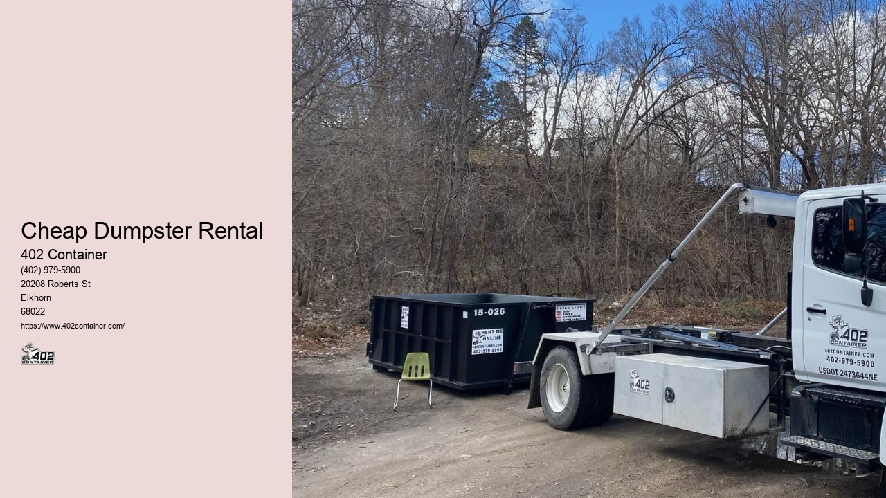 Construction Dumpster Rentals NE