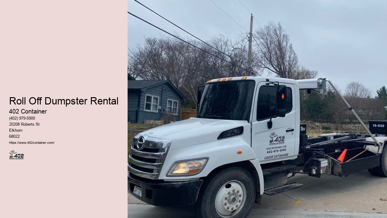 Omaha Dumpster Rental Prices